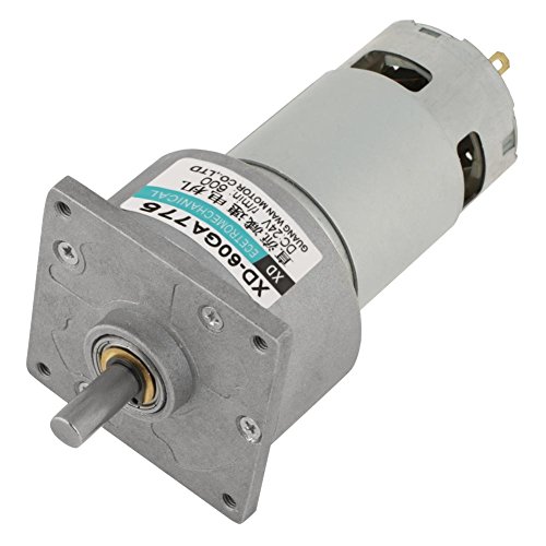 DC12V / 24V 35W Mini-DC-Getriebemotor, industrielle Automatisierung Getriebemotoren Metall Geschwindigkeit einstellbar großen Drehmoment Motor CW/CCW(24 V 600 U/min) von Hilitand