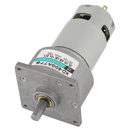 DC12V / 24V 35W Mini-DC-Getriebemotor Metall Geschwindigkeit einstellbar großen Drehmoment Motor CW/CCW(12 V 150 U/min) von Hilitand