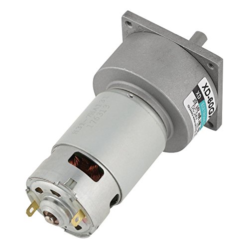 DC12V / 24V 35W Mini-DC-Getriebemotor Metall Geschwindigkeit einstellbar großen Drehmoment Motor CW / CCW(24 V 500 U / min) von Hilitand