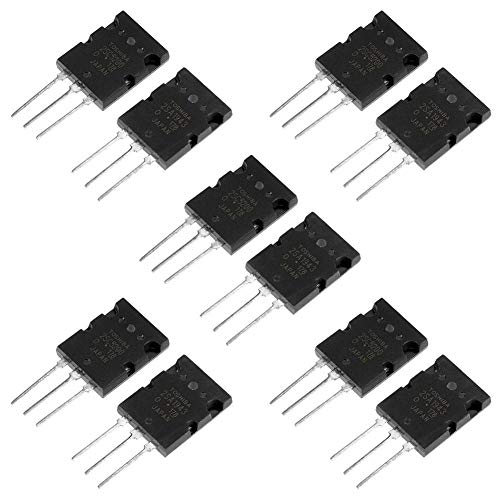 Hochleistungsverstärker-Transistor , elektronische Bauteile Sonstige elektronische Bauteile abgestimmt Audio-Silizium-Transistor für Modell 2SA1943 2SC5200, 5 Paare von Hilitand