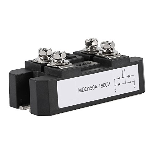 Schwarze einphasige Dioden-Brückengleichrichter-Modul-150A Ampere-hohe Leistung 1600V 4 Anschlüsse von Hilitand