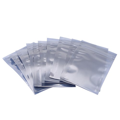 hilitand 100/Set Antistatisch Ziploc Staubbeutel 6 x 9 cm antistatisch wiederverschließbaren Ziploc Aufbewahrungstasche Tasche für elektronische Accessoires von Hilitand