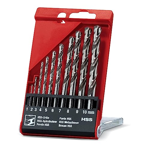 Hilti HSS Spiralbohrer Set 1-10 mm Bohrer Metallbohrer von Hilti