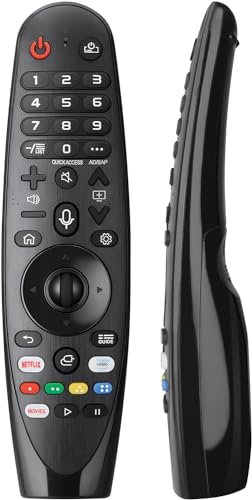 Universelle Sprachfernbedienung für Smart TV, Ersatz R-emote C-ontrol mit V-oice und Zeigerfunktion, kompatibel mit L-G TV-Fernbedienung AN-MR20GA MR19BA MR18BA MR650A usw. Universelle Sprachfernbedienung für Smart TV, Ersatz R-emote C-ontrol mit V-oice und Zeigerfunktion, kompatibel mit L-G TV-Fernbedienung AN-MR20GA MR19BA MR18BA MR650A usw. von Himank