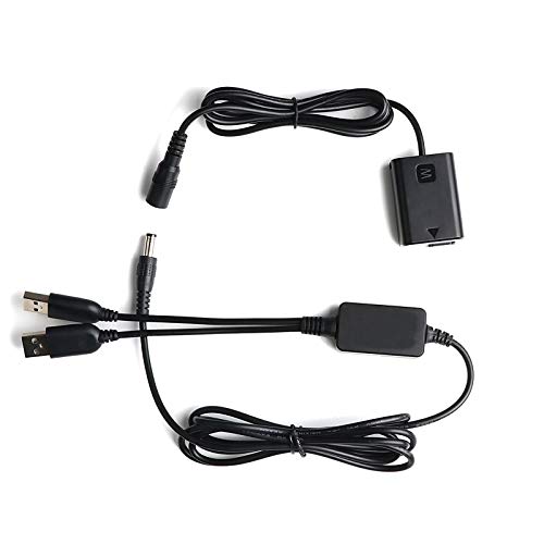 NP-FW50 Koppler Dummy Akku, AC-PW20 Dual USB Netzteil Kit für Sony NEX-3-Serie, NEX-5N / 5R / 5C / 5T-Serie, NEX-6-Serie, NEX-7-Serie, a5000, a6300, a6000, A33, DSC-RX10 RX10 II NP-FW50 Koppler Dummy Akku, AC-PW20 Dual USB Netzteil Kit für Sony NEX-3-Serie, NEX-5N / 5R / 5C / 5T-Serie, NEX-6-Serie, NEX-7-Serie, a5000, a6300, a6000, A33, DSC-RX10 RX10 II von Hincore