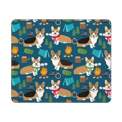Hingor Corgi Mauspad, personalisiertes Mauspad, für Büro und Zuhause, wasserdichtes Mauspad, rutschfeste Gummiunterseite, Computer-Mauspads für kabellose Maus Hingor Corgi Mauspad, personalisiertes Mauspad, für Büro und Zuhause, wasserdichtes Mauspad, rutschfeste Gummiunterseite, Computer-Mauspads für kabellose Maus von Hingor