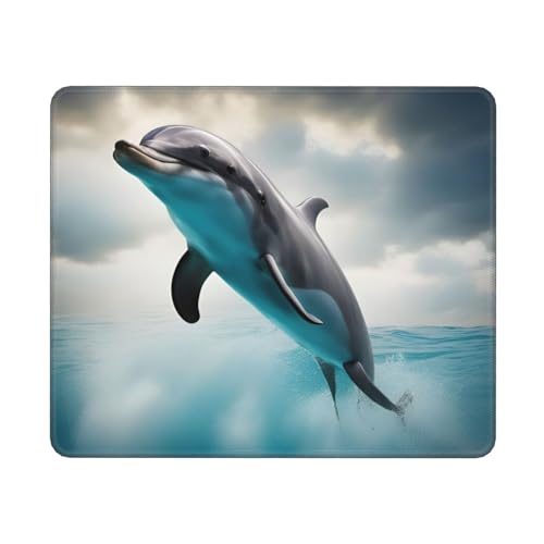 Hingor Lustiges Mauspad mit Delfin-Motiv und Aufdruck für Büro, Zuhause, personalisiertes Mauspad, wasserdichtes Mauspad, rutschfeste Gummiunterseite, Computer-Mauspads für kabellose Maus Hingor Lustiges Mauspad mit Delfin-Motiv und Aufdruck für Büro, Zuhause, personalisiertes Mauspad, wasserdichtes Mauspad, rutschfeste Gummiunterseite, Computer-Mauspads für kabellose Maus von Hingor