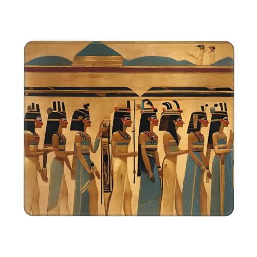 Hingor Mauspad, Motiv: Frauen im alten Ägypten, personalisiertes Mauspad, wasserdichtes Mauspad, rutschfeste Gummiunterseite, Computer-Mauspads für kabellose Maus von Hingor