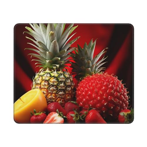 Hingor Mauspad mit Ananas-Druck, personalisiertes Mauspad, wasserdichtes Mauspad, rutschfeste Gummiunterseite, Computer-Mauspads für kabellose Maus Hingor Mauspad mit Ananas-Druck, personalisiertes Mauspad, wasserdichtes Mauspad, rutschfeste Gummiunterseite, Computer-Mauspads für kabellose Maus von Hingor