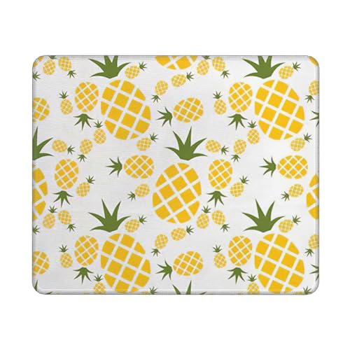 Hingor Mauspad mit Ananas-Motiv, für Büro und Zuhause, personalisierbar, wasserdichtes Mauspad, rutschfeste Gummiunterseite, Computer-Mauspads für kabellose Maus Hingor Mauspad mit Ananas-Motiv, für Büro und Zuhause, personalisierbar, wasserdichtes Mauspad, rutschfeste Gummiunterseite, Computer-Mauspads für kabellose Maus von Hingor