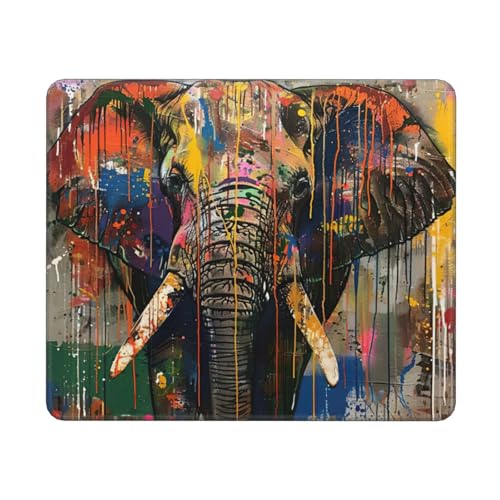 Hingor Mauspad mit Elefanten-Druck, personalisiertes Mauspad, wasserdichtes Mauspad, rutschfeste Gummiunterseite, Computer-Mauspads für kabellose Maus Hingor Mauspad mit Elefanten-Druck, personalisiertes Mauspad, wasserdichtes Mauspad, rutschfeste Gummiunterseite, Computer-Mauspads für kabellose Maus von Hingor