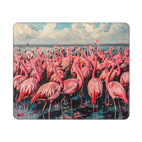 Hingor Mauspad mit Flamingo-Druck, personalisiertes Mauspad, wasserdichtes Mauspad, rutschfeste Gummiunterseite, Computer-Mauspads für kabellose Maus Hingor Mauspad mit Flamingo-Druck, personalisiertes Mauspad, wasserdichtes Mauspad, rutschfeste Gummiunterseite, Computer-Mauspads für kabellose Maus von Hingor
