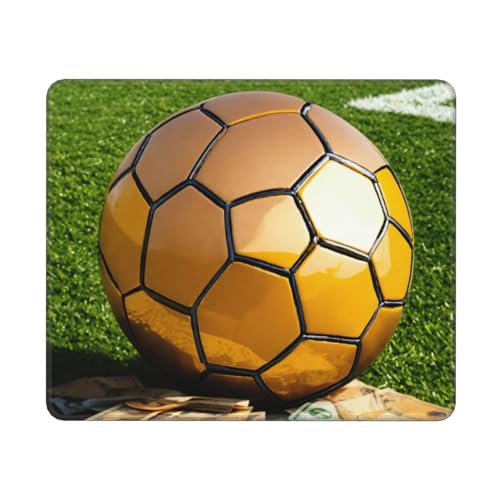 Hingor Mauspad mit Fußballdruck, personalisiertes Mauspad, wasserdichtes Mauspad, rutschfeste Gummiunterseite, Computer-Mauspads für kabellose Maus Hingor Mauspad mit Fußballdruck, personalisiertes Mauspad, wasserdichtes Mauspad, rutschfeste Gummiunterseite, Computer-Mauspads für kabellose Maus von Hingor