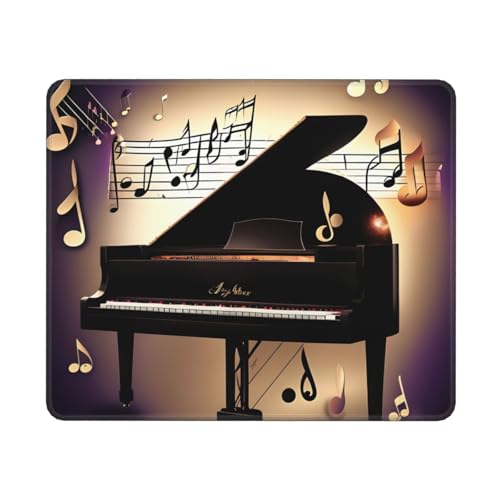 Hingor Mauspad mit Musiknoten-Klavierdruck, für Büro und Zuhause, personalisiertes Mauspad, wasserdichtes Mauspad, rutschfeste Gummiunterseite, Computer-Mauspads für kabellose Maus Hingor Mauspad mit Musiknoten-Klavierdruck, für Büro und Zuhause, personalisiertes Mauspad, wasserdichtes Mauspad, rutschfeste Gummiunterseite, Computer-Mauspads für kabellose Maus von Hingor