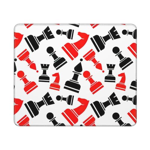 Hingor Mauspad mit Schachmuster-Druck, personalisiertes Mauspad, wasserdichtes Mauspad, rutschfeste Gummiunterseite, Computer-Mauspads für kabellose Maus Hingor Mauspad mit Schachmuster-Druck, personalisiertes Mauspad, wasserdichtes Mauspad, rutschfeste Gummiunterseite, Computer-Mauspads für kabellose Maus von Hingor