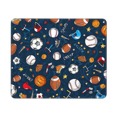 Hingor Mauspad mit Sport-Baseball-Spiel-Druck, personalisiertes Mauspad, wasserdichtes Mauspad, rutschfeste Gummiunterseite, Computer-Mauspads für kabellose Maus Hingor Mauspad mit Sport-Baseball-Spiel-Druck, personalisiertes Mauspad, wasserdichtes Mauspad, rutschfeste Gummiunterseite, Computer-Mauspads für kabellose Maus von Hingor