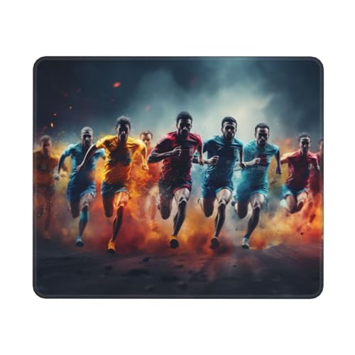 Hingor Mauspad mit Sportballmotiv, personalisiertes Mauspad, wasserdichtes Mauspad, rutschfeste Gummiunterseite, Computer-Mauspads für kabellose Maus Hingor Mauspad mit Sportballmotiv, personalisiertes Mauspad, wasserdichtes Mauspad, rutschfeste Gummiunterseite, Computer-Mauspads für kabellose Maus von Hingor
