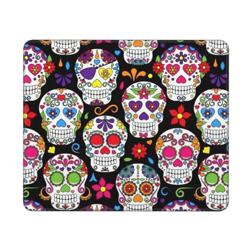 Hingor Mauspad mit Totenkopf-Motiv, personalisiertes Mauspad, wasserdichtes Mauspad, rutschfeste Gummiunterseite, Computer-Mauspads für kabellose Maus Hingor Mauspad mit Totenkopf-Motiv, personalisiertes Mauspad, wasserdichtes Mauspad, rutschfeste Gummiunterseite, Computer-Mauspads für kabellose Maus von Hingor