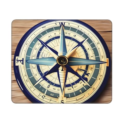 Hingor Mauspad mit maritimem Segelboot-Kompassdruck, für Büro und Zuhause, personalisiertes Mauspad, wasserdichtes Mauspad, rutschfeste Gummiunterseite, Computer-Mauspads für kabellose Maus Hingor Mauspad mit maritimem Segelboot-Kompassdruck, für Büro und Zuhause, personalisiertes Mauspad, wasserdichtes Mauspad, rutschfeste Gummiunterseite, Computer-Mauspads für kabellose Maus von Hingor