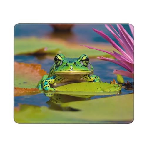 Hingor Mauspad mit niedlichem Frosch-Druck, personalisiertes Mauspad, wasserdichtes Mauspad, rutschfeste Gummiunterseite, Computer-Mauspads für kabellose Maus Hingor Mauspad mit niedlichem Frosch-Druck, personalisiertes Mauspad, wasserdichtes Mauspad, rutschfeste Gummiunterseite, Computer-Mauspads für kabellose Maus von Hingor