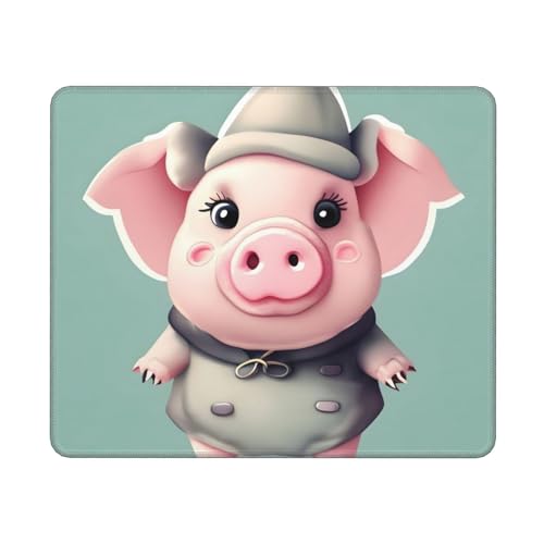 Hingor Mauspad mit niedlichem Schweine-Druck, personalisiertes Mauspad, wasserdichtes Mauspad, rutschfeste Gummiunterseite, Computer-Mauspads für kabellose Maus Hingor Mauspad mit niedlichem Schweine-Druck, personalisiertes Mauspad, wasserdichtes Mauspad, rutschfeste Gummiunterseite, Computer-Mauspads für kabellose Maus von Hingor
