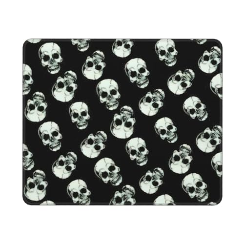 Hingor Mauspad mit schwarzem Totenkopf-Druck, personalisiertes Mauspad, wasserdichtes Mauspad, rutschfeste Gummiunterseite, Computer-Mauspads für kabellose Maus Hingor Mauspad mit schwarzem Totenkopf-Druck, personalisiertes Mauspad, wasserdichtes Mauspad, rutschfeste Gummiunterseite, Computer-Mauspads für kabellose Maus von Hingor