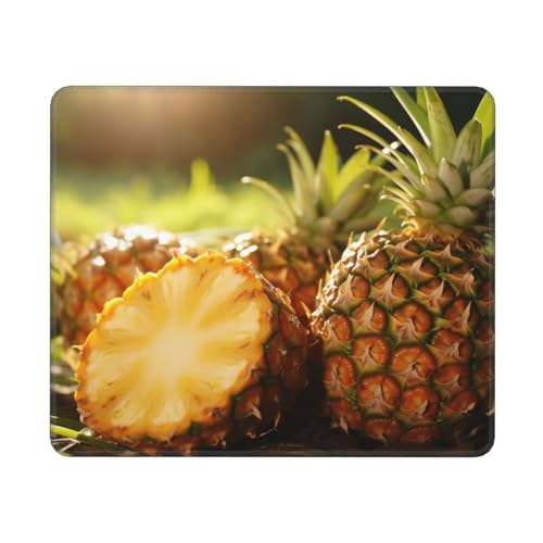 Hingor Mauspad mit tropischem Ananas-Druck, personalisiertes Mauspad, wasserdichtes Mauspad, rutschfeste Gummiunterseite, Computer-Mauspads für kabellose Maus Hingor Mauspad mit tropischem Ananas-Druck, personalisiertes Mauspad, wasserdichtes Mauspad, rutschfeste Gummiunterseite, Computer-Mauspads für kabellose Maus von Hingor
