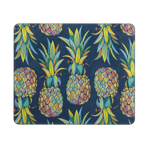 Hingor Mauspad mit tropischen Früchten und Ananas, personalisiertes Mauspad, wasserdichtes Mauspad, rutschfeste Gummiunterseite, Computer-Mauspads für kabellose Maus Hingor Mauspad mit tropischen Früchten und Ananas, personalisiertes Mauspad, wasserdichtes Mauspad, rutschfeste Gummiunterseite, Computer-Mauspads für kabellose Maus von Hingor