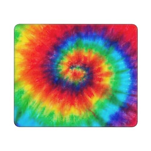 Mauspad mit Batikmotiv, Hippie-Druck, für Büro und Zuhause, personalisierbar, wasserdichtes Mauspad, rutschfeste Gummiunterseite, Computer-Mauspads für kabellose Maus Mauspad mit Batikmotiv, Hippie-Druck, für Büro und Zuhause, personalisierbar, wasserdichtes Mauspad, rutschfeste Gummiunterseite, Computer-Mauspads für kabellose Maus von Hingor