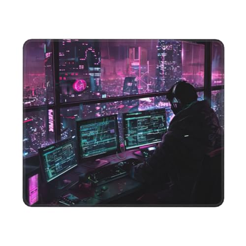 Mauspad mit Hacker-Era-Druck, personalisiertes Mauspad, wasserdichtes Mauspad, rutschfeste Gummiunterseite, Computer-Mauspads für kabellose Maus Mauspad mit Hacker-Era-Druck, personalisiertes Mauspad, wasserdichtes Mauspad, rutschfeste Gummiunterseite, Computer-Mauspads für kabellose Maus von Hingor