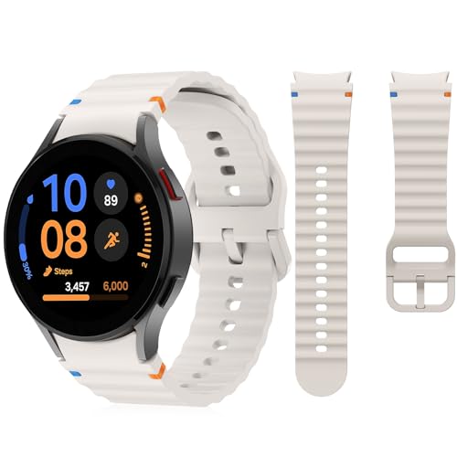Hinnwer 20mm Armband Kompatibel mit Samsung Galaxy Watch FE/Galaxy Watch 7/6/5/4 40mm 44mm/Galaxy Watch 6 Classic 43mm 47mm Sports Silikon Uhrenarmband für Samsung Galaxy Watch 5 Pro 45mm Sternenlicht Hinnwer 20mm Armband Kompatibel mit Samsung Galaxy Watch FE/Galaxy Watch 7/6/5/4 40mm 44mm/Galaxy Watch 6 Classic 43mm 47mm Sports Silikon Uhrenarmband für Samsung Galaxy Watch 5 Pro 45mm Sternenlicht von Hinnwer