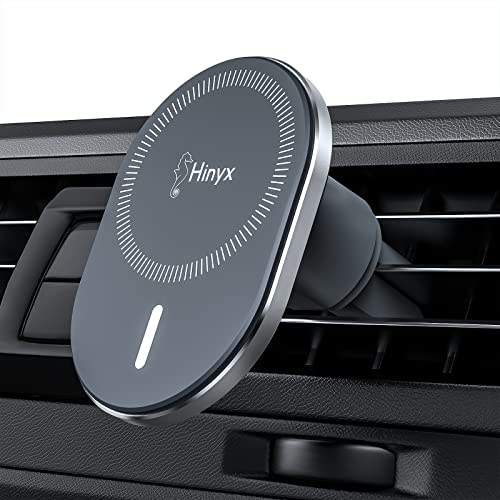 Hinyx Handyhalterung Auto Magnet, Kompatibel für MagSafe Autohalterung Lüftung KFZ Handyhalter Auto Zubehör für iPhone 14/13/12 Pro Max Mini MagSafe Tasche & Alle Telefone, mit Metallring Hinyx Handyhalterung Auto Magnet, Kompatibel für MagSafe Autohalterung Lüftung KFZ Handyhalter Auto Zubehör für iPhone 14/13/12 Pro Max Mini MagSafe Tasche & Alle Telefone, mit Metallring von Hinyx
