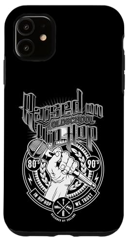 Aufgewachsen auf Old School Hip Hop und Mikrofon Graffiti Rap Hülle für iPhone 11 Aufgewachsen auf Old School Hip Hop und Mikrofon Graffiti Rap Hülle für iPhone 11 von Hip Hop Face Brand by Zoel One