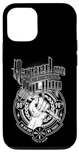 Aufgewachsen auf Old School Hip Hop und Mikrofon Graffiti Rap Hülle für iPhone 12/12 Pro von Hip Hop Face Brand by Zoel One