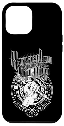 Aufgewachsen auf Old School Hip Hop und Mikrofon Graffiti Rap Hülle für iPhone 12 Pro Max Aufgewachsen auf Old School Hip Hop und Mikrofon Graffiti Rap Hülle für iPhone 12 Pro Max von Hip Hop Face Brand by Zoel One