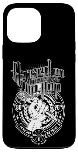 Aufgewachsen auf Old School Hip Hop und Mikrofon Graffiti Rap Hülle für iPhone 13 Pro Max Aufgewachsen auf Old School Hip Hop und Mikrofon Graffiti Rap Hülle für iPhone 13 Pro Max von Hip Hop Face Brand by Zoel One