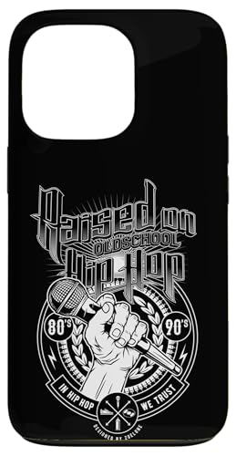 Aufgewachsen auf Old School Hip Hop und Mikrofon Graffiti Rap Hülle für iPhone 13 Pro Aufgewachsen auf Old School Hip Hop und Mikrofon Graffiti Rap Hülle für iPhone 13 Pro von Hip Hop Face Brand by Zoel One