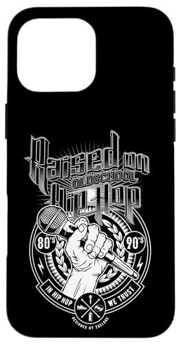 Aufgewachsen auf Old School Hip Hop und Mikrofon Graffiti Rap Hülle für iPhone 16 Pro Max Aufgewachsen auf Old School Hip Hop und Mikrofon Graffiti Rap Hülle für iPhone 16 Pro Max von Hip Hop Face Brand by Zoel One
