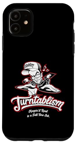 Turntablism Vinyl Record Plattenspieler DJ Disc Jockey Kostüm DJ Hülle für iPhone 11 Turntablism Vinyl Record Plattenspieler DJ Disc Jockey Kostüm DJ Hülle für iPhone 11 von Hip Hop Face Brand by Zoel One