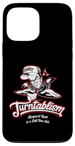 Turntablism Vinyl Record Plattenspieler DJ Disc Jockey Kostüm DJ Hülle für iPhone 13 Pro Max von Hip Hop Face Brand by Zoel One