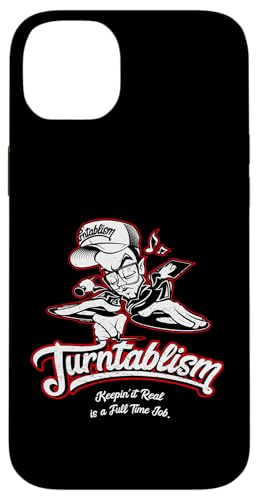 Turntablism Vinyl Record Plattenspieler DJ Disc Jockey Kostüm DJ Hülle für iPhone 14 Plus Turntablism Vinyl Record Plattenspieler DJ Disc Jockey Kostüm DJ Hülle für iPhone 14 Plus von Hip Hop Face Brand by Zoel One