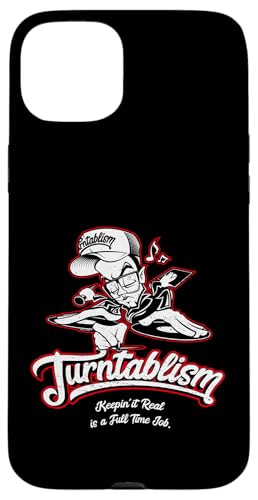 Turntablism Vinyl Record Plattenspieler DJ Disc Jockey Kostüm DJ Hülle für iPhone 15 Plus Turntablism Vinyl Record Plattenspieler DJ Disc Jockey Kostüm DJ Hülle für iPhone 15 Plus von Hip Hop Face Brand by Zoel One