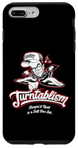 Turntablism Vinyl Record Plattenspieler DJ Disc Jockey Kostüm DJ Hülle für iPhone 7 Plus/8 Plus Turntablism Vinyl Record Plattenspieler DJ Disc Jockey Kostüm DJ Hülle für iPhone 7 Plus/8 Plus von Hip Hop Face Brand by Zoel One