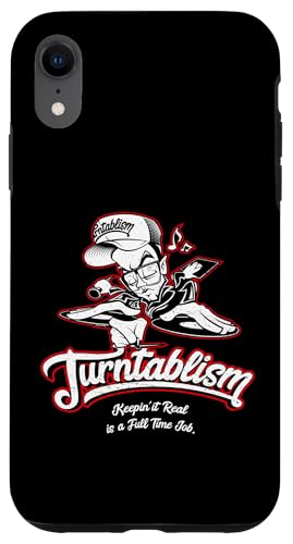 Turntablism Vinyl Record Plattenspieler DJ Disc Jockey Kostüm DJ Hülle für iPhone XR Turntablism Vinyl Record Plattenspieler DJ Disc Jockey Kostüm DJ Hülle für iPhone XR von Hip Hop Face Brand by Zoel One