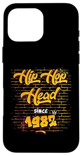 Hip-Hop Head Since 1982 - 43 Years of Real Flow Hülle für iPhone 16 Pro Max von Hip Hop Head for Old School Hip Hop Lover