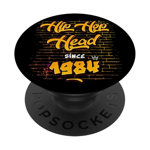 Hip-Hop Head Since 1984 - 41 Years of Fresh Beats PopSockets Klebender PopGrip Hip-Hop Head Since 1984 - 41 Years of Fresh Beats PopSockets Klebender PopGrip von Hip Hop Head for Old School Hip Hop Lover