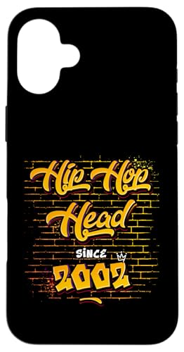 Hip-Hop Head Since 2002 - 23 Years of Real Flow Hülle für iPhone 16 Plus Hip-Hop Head Since 2002 - 23 Years of Real Flow Hülle für iPhone 16 Plus von Hip Hop Head for Old School Hip Hop Lover