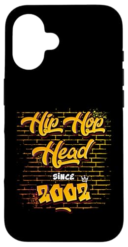 Hip-Hop Head Since 2002 - 23 Years of Real Flow Hülle für iPhone 16 von Hip Hop Head for Old School Hip Hop Lover