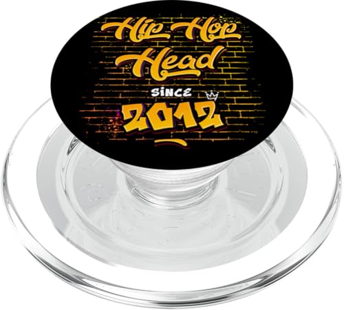 Hip-Hop Head Since 2012 - 13 Years of Fresh Beats PopSockets PopGrip für MagSafe Hip-Hop Head Since 2012 - 13 Years of Fresh Beats PopSockets PopGrip für MagSafe von Hip Hop Head for Old School Hip Hop Lover