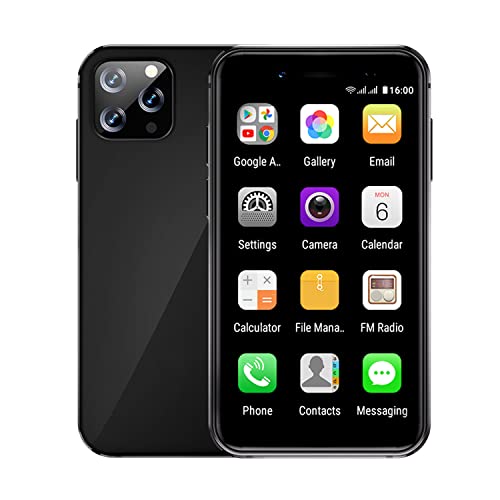 Hipipooo Kleine Mini-Handys 3G Dual-SIM-Android-Telefon ohne Sperre, 2 GB + 32 GB, 3,0-Zoll-HD-Display, 1100-mAh-Akku, 2 MP + 5 MP-Kamera, Android 8.1 Student Mini Smartphone Hipipooo Kleine Mini-Handys 3G Dual-SIM-Android-Telefon ohne Sperre, 2 GB + 32 GB, 3,0-Zoll-HD-Display, 1100-mAh-Akku, 2 MP + 5 MP-Kamera, Android 8.1 Student Mini Smartphone von Hipipooo